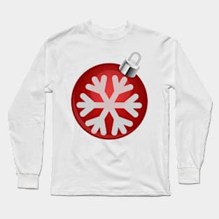 Red Christmas bauble Long Sleeve T-Shirt